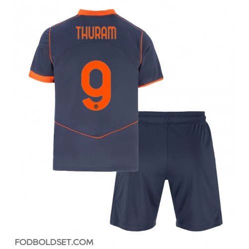 Inter Milan Marcus Thuram #9 Tredje trøje Børn 2025-26 Kortærmet (+ Korte bukser)